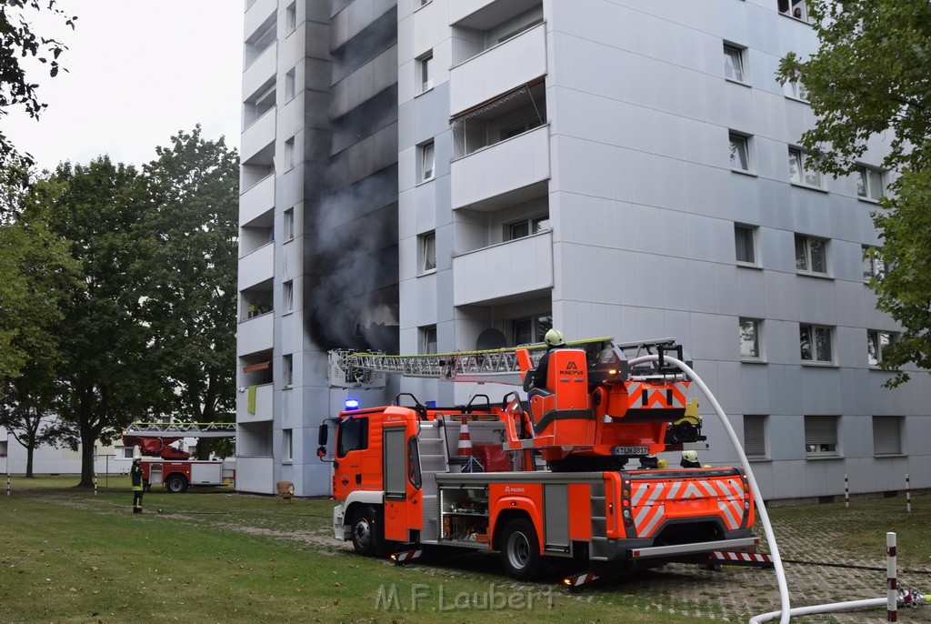 Wieder mal Feuer 3 Koeln Porz Am Urbacher Wall P018.JPG - Miklos Laubert